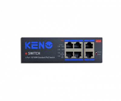 Компактный неуправляемый коммутатор Keno KN-SW402POE+