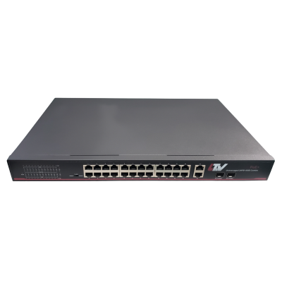 LTV-2S24F2C-P, 24-портовый коммутатор Ethernet с поддержкой PoE