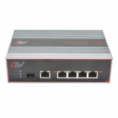 LTV NIF-0604 60, 4-портовый коммутатор Ethernet с поддержкой PoE