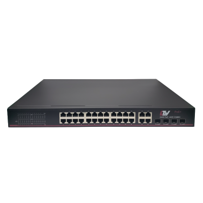 LTV-3S24G4C-P, 24-портовый Ethernet-коммутатор с поддержкой PoE