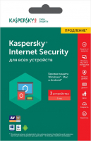 Kaspersky Internet Security для всех устройств. Продление (3 устройства, 1 год)