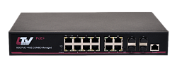 LTV-3S08G4C-MP, 8-портовый управляемый L2+ коммутатор Ethernet с поддержкой POE
