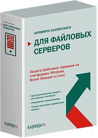 Kaspersky Security для файловых серверов Russian Edition. 25-49 User 2 year Base License