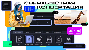 Movavi Video Suite 2024 (персональная лицензия на 1 год) [Цифровая версия]