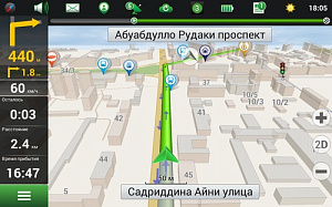 Навител Навигатор. Таджикистан