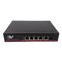 LTV-3S04G2H-P, 4-портовый Ethernet-коммутатор с поддержкой PoE