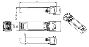 LTV-SFP-10G-LC10, оптический модуль SFP+