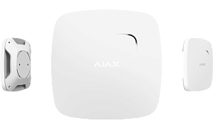 Датчик дыма с температурным сенсором Ajax FireProtect Белый
