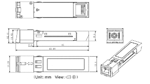 LTV-SFP-1G-SC20-TX, оптический модуль SFP